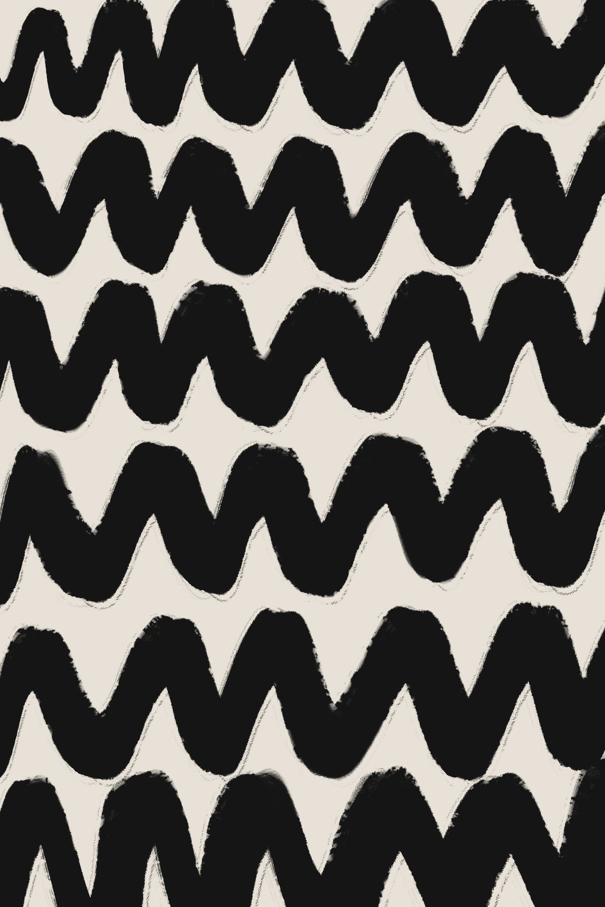 Thick Waves Pattern Poster och Canvastavla
