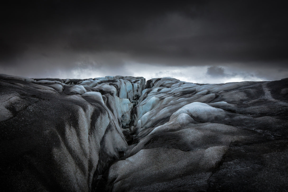 Mysterious Glacier Poster och Canvastavla