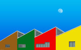 Colorful building Poster och Canvastavla