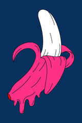 Melting Banana Poster och Canvastavla
