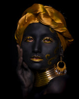 Face Painting art Poster och Canvastavla