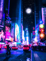Moon City Poster och Canvastavla