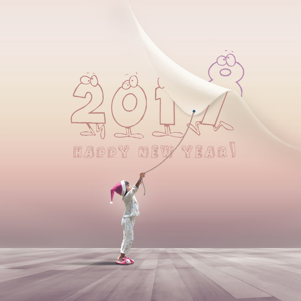 Happy New Year! Poster och Canvastavla