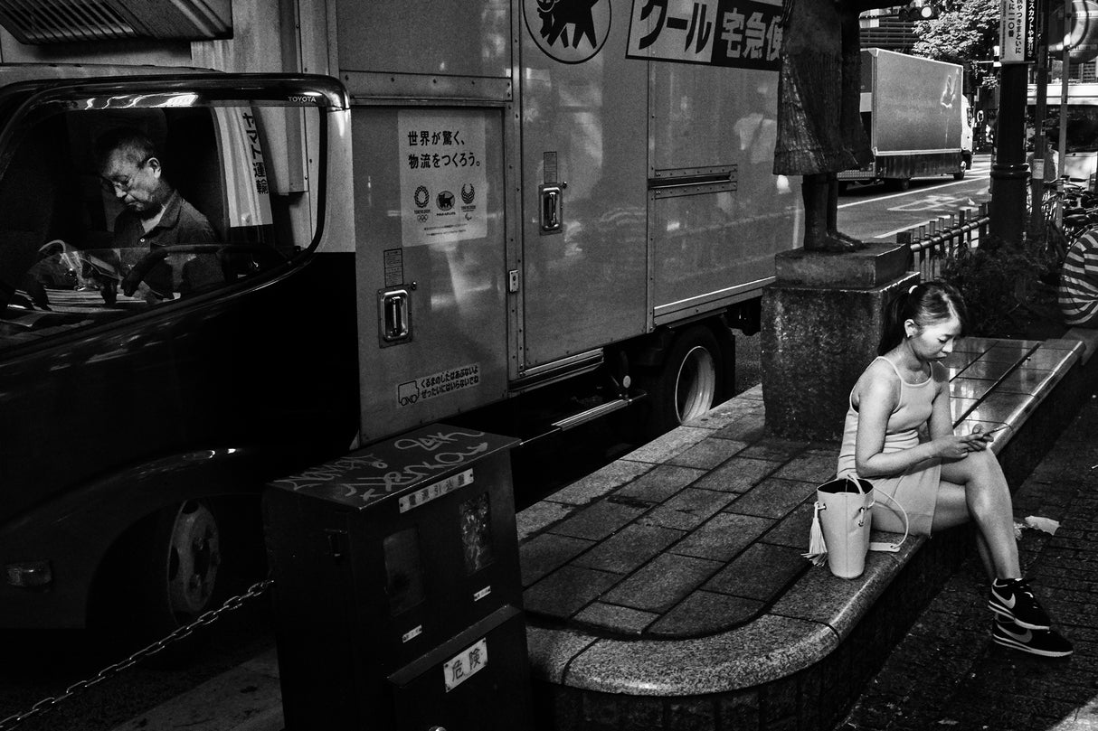 Shibuya Street - TOKYO 2017 Poster och Canvastavla