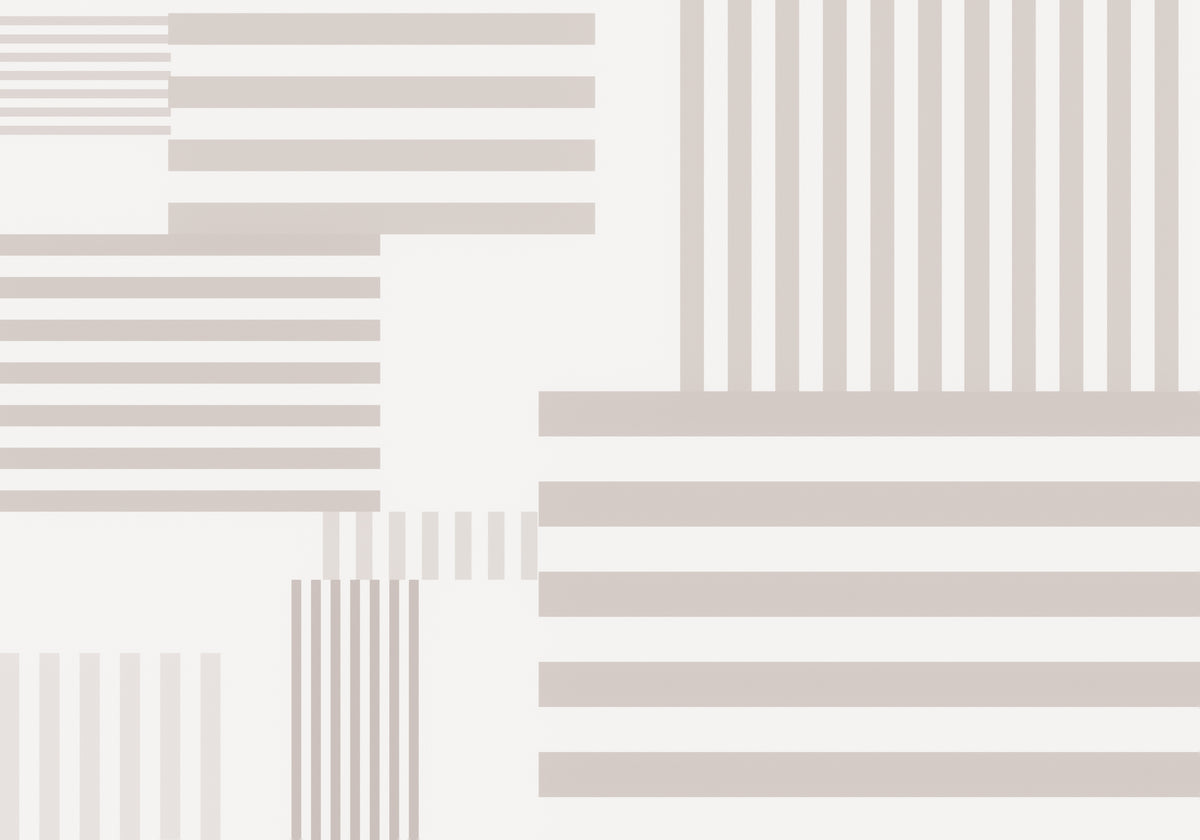 Pattern Stripes Warm Poster och Canvastavla