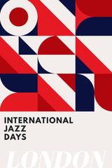 Jazz Days London Poster och Canvastavla
