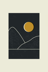 Minimal Sunset Vibes #5 Poster och Canvastavla