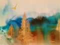 Golden Landscape Poster och Canvastavla