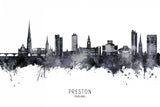 Preston England Skyline Poster och Canvastavla