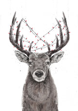 Xmas deer Poster och Canvastavla