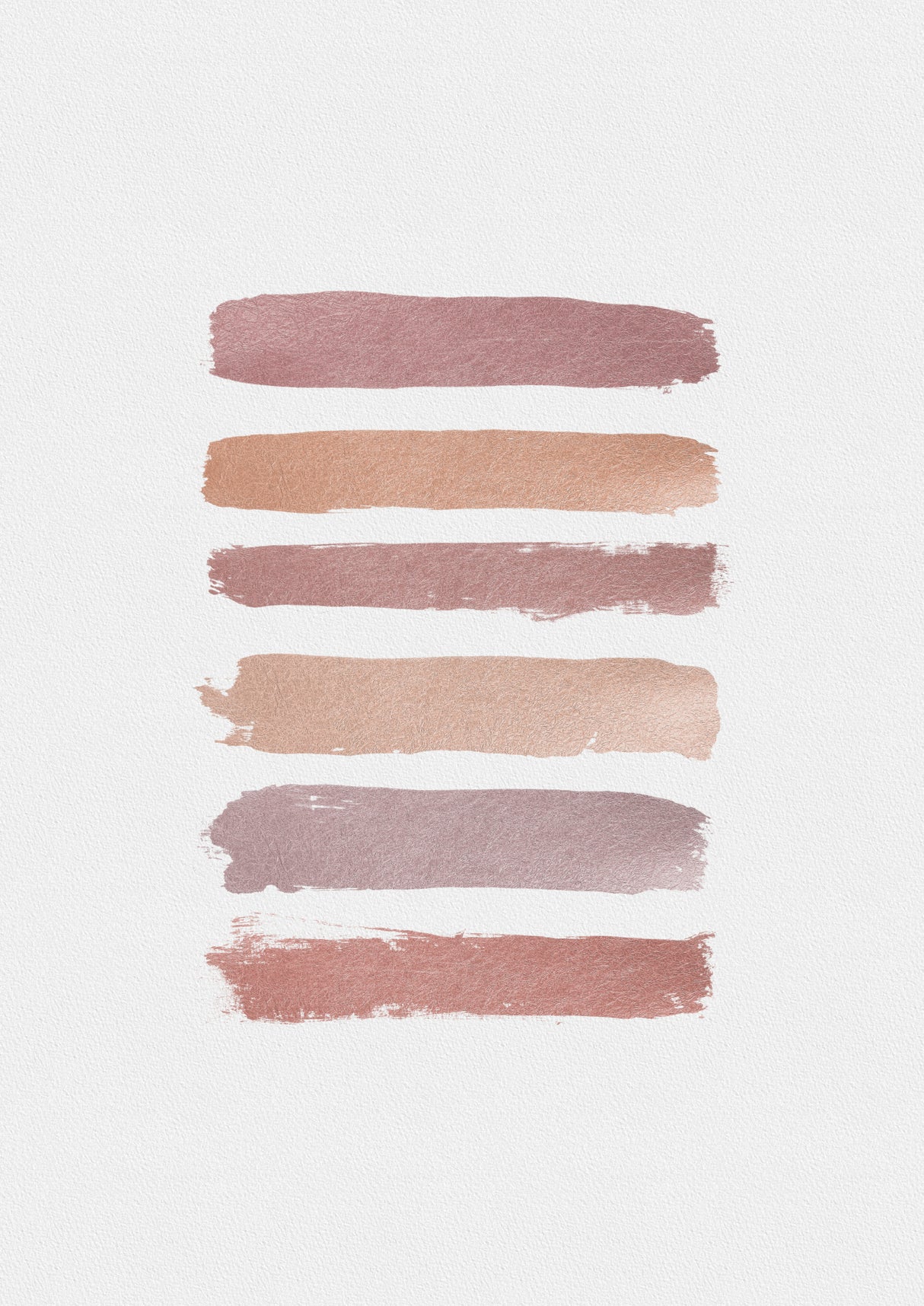Dusty Rose Stripes Poster och Canvastavla