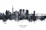 Auckland Skyline Poster och Canvastavla