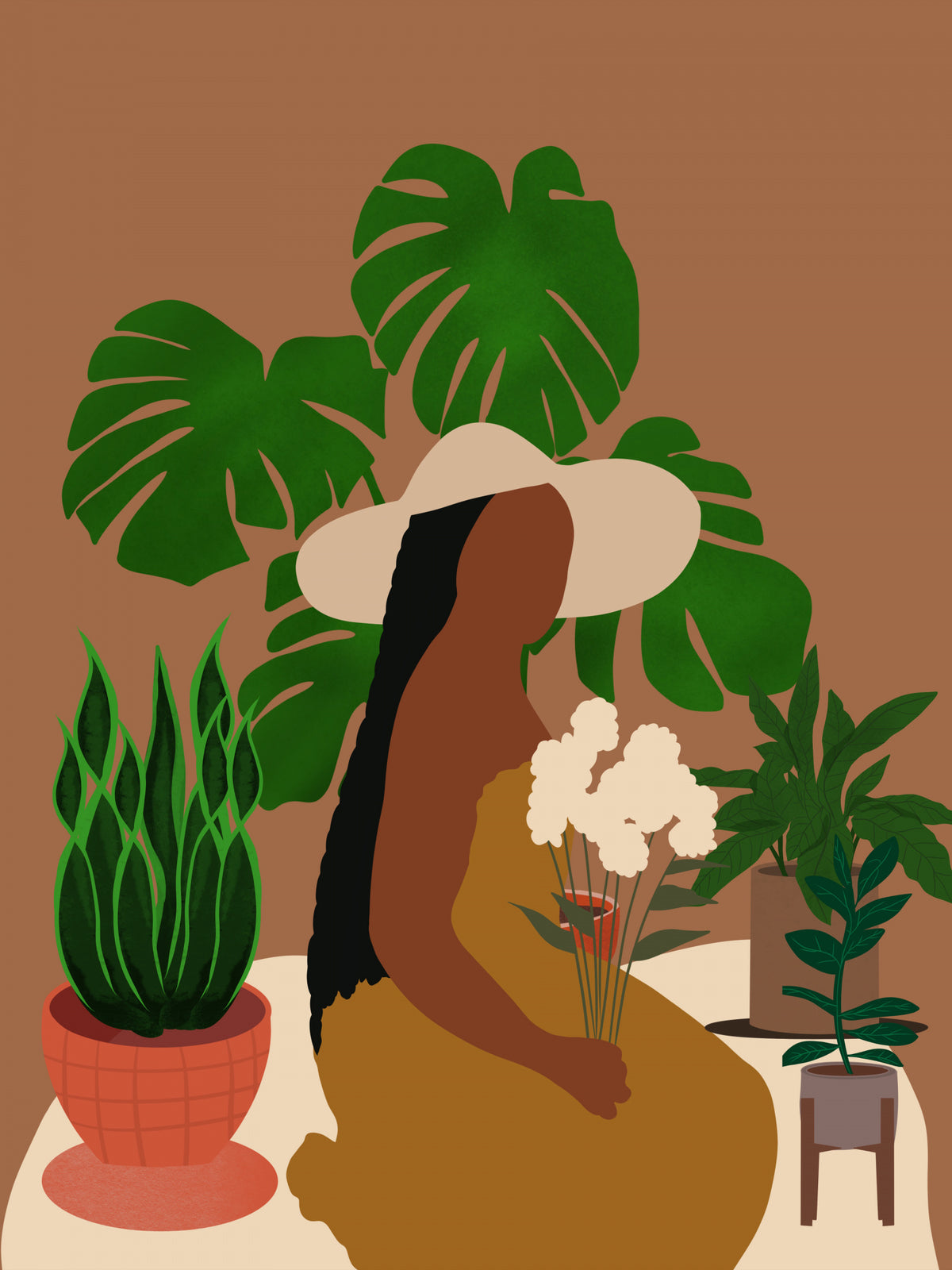 Plant Mom Poster och Canvastavla