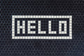 Hello Poster och Canvastavla