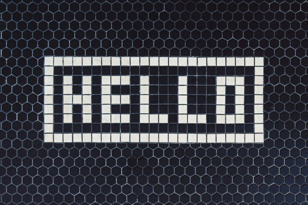 Hello Poster och Canvastavla