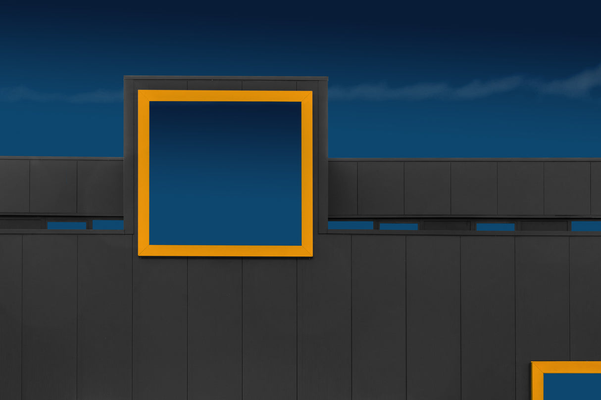 Yellow bay window Poster och Canvastavla
