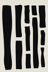 Minimal Black Expression #1 Poster och Canvastavla