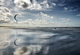 Blue Kiting Poster och Canvastavla