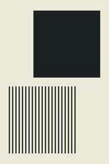 Geometric Squares #1 Poster och Canvastavla