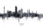 Vienna Austria Skyline Poster och Canvastavla