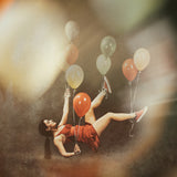 Anna-Valeria with balloons Poster och Canvastavla