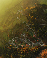 Village from above Poster och Canvastavla