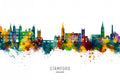 Stamford England Skyline Poster och Canvastavla