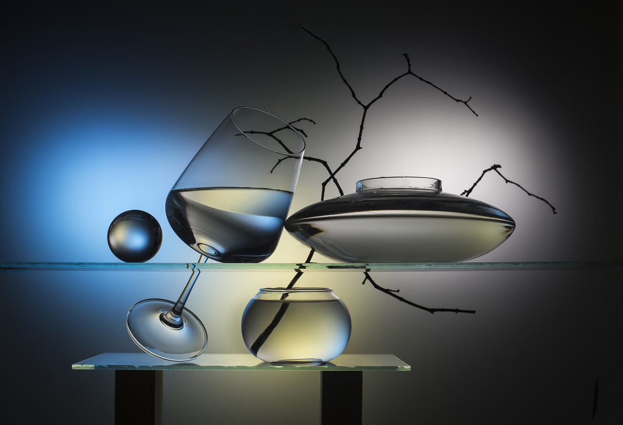 From the series "Experiments with glass" Poster och Canvastavla