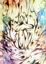 The blow flower art Poster och Canvastavla