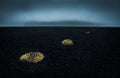 Dune islands in the black desert Poster och Canvastavla