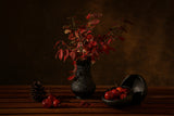 Red autumnal leaves Poster och Canvastavla