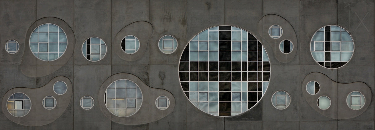 Section of windows Poster och Canvastavla
