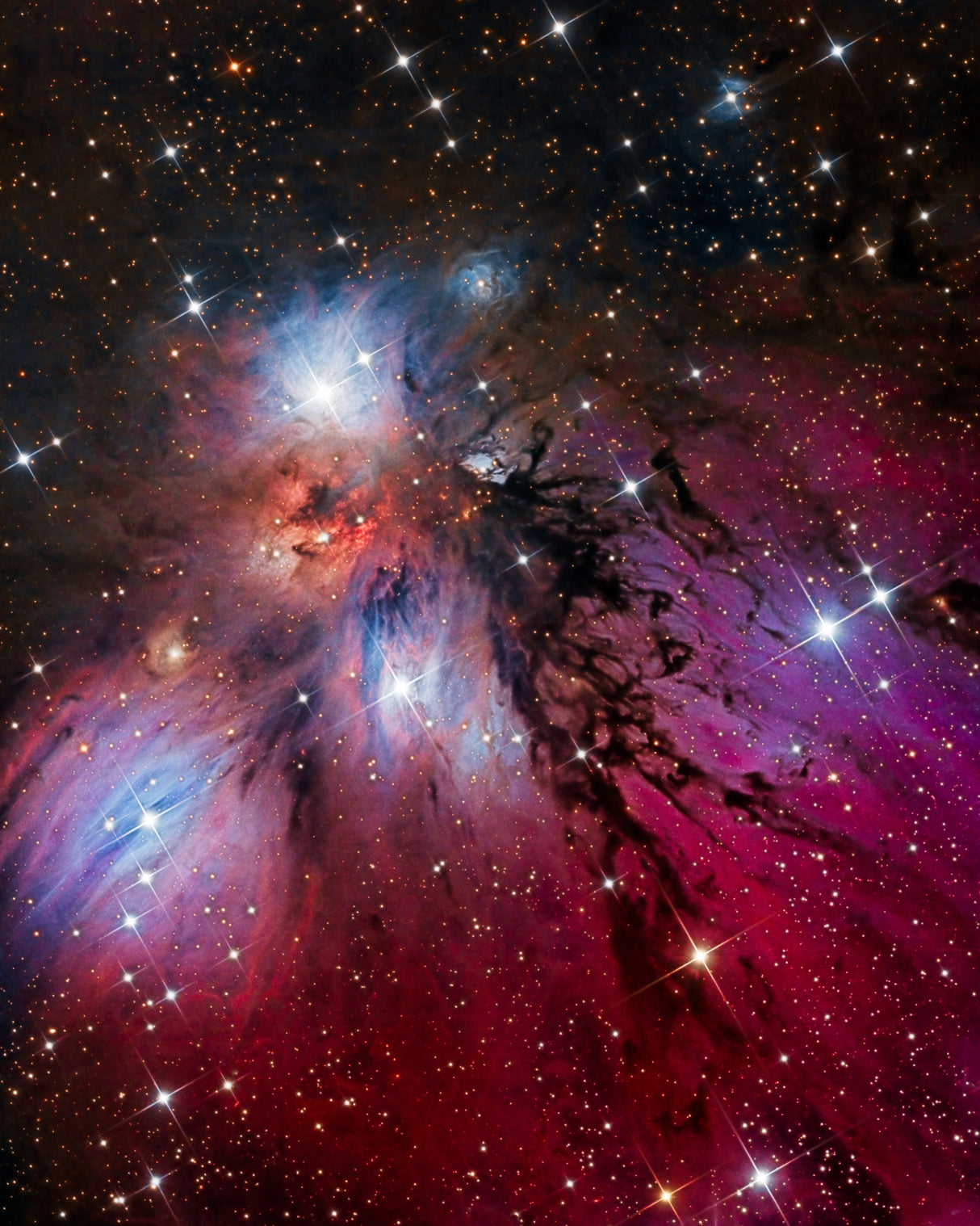 The Angel Nebula Poster och Canvastavla