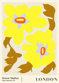 Flower Market. London Poster och Canvastavla