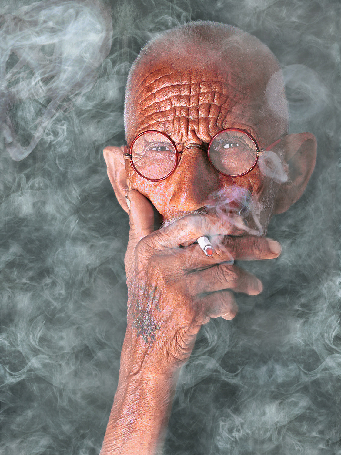 Avid Smoker Poster och Canvastavla