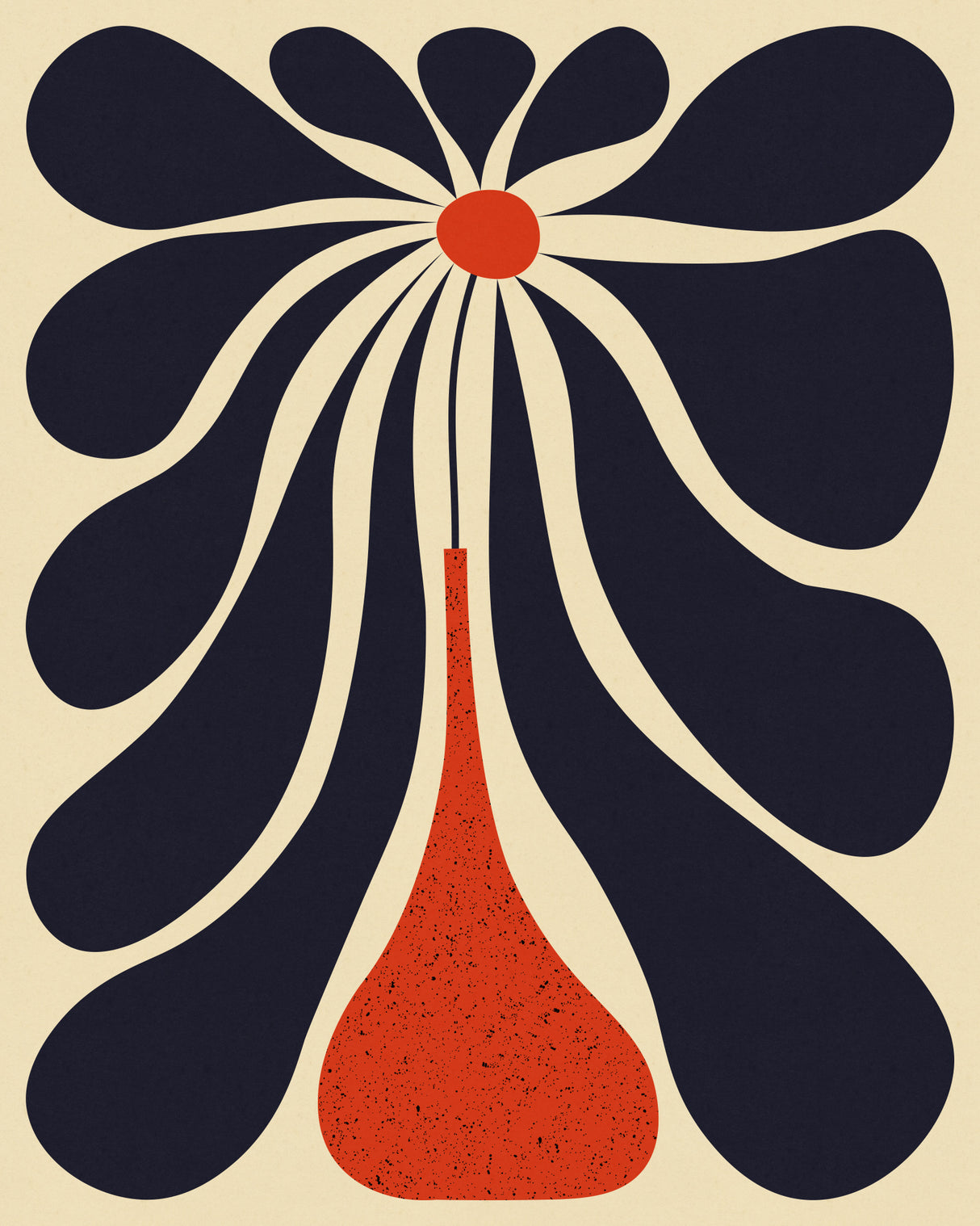 Lazy Flower Poster och Canvastavla