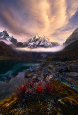湖光山色 Poster och Canvastavla