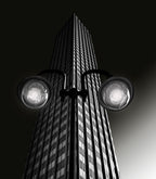Skyscraper with glasses Poster och Canvastavla