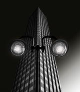 Skyscraper with glasses Poster och Canvastavla