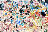 Mosaic of Barcelona VI Poster och Canvastavla