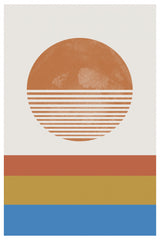 Retro Landscape Poster och Canvastavla