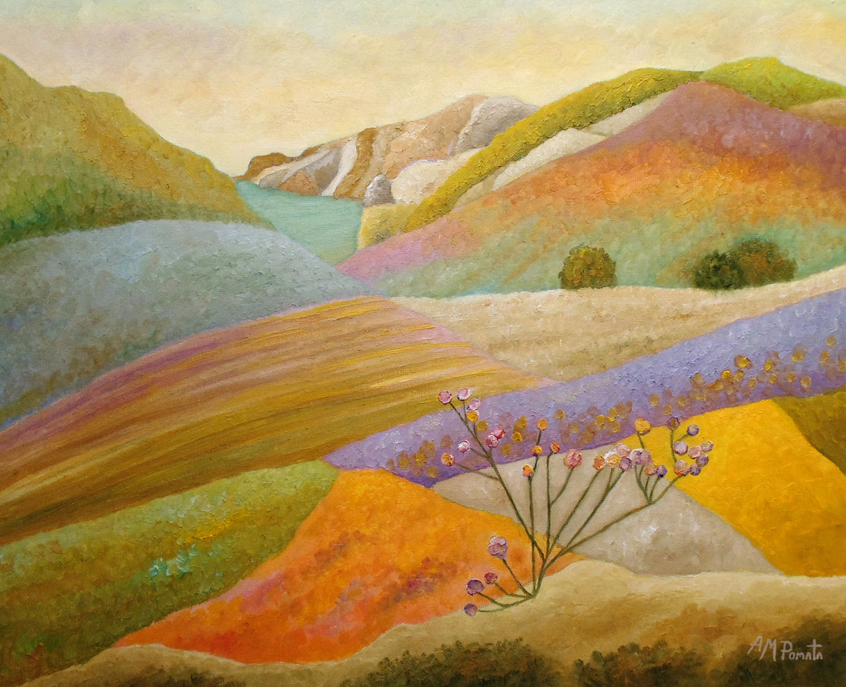 Rambling Through the Blooming Valley Poster och Canvastavla