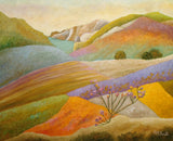 Rambling Through the Blooming Valley Poster och Canvastavla