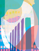 Colorful City Poster och Canvastavla