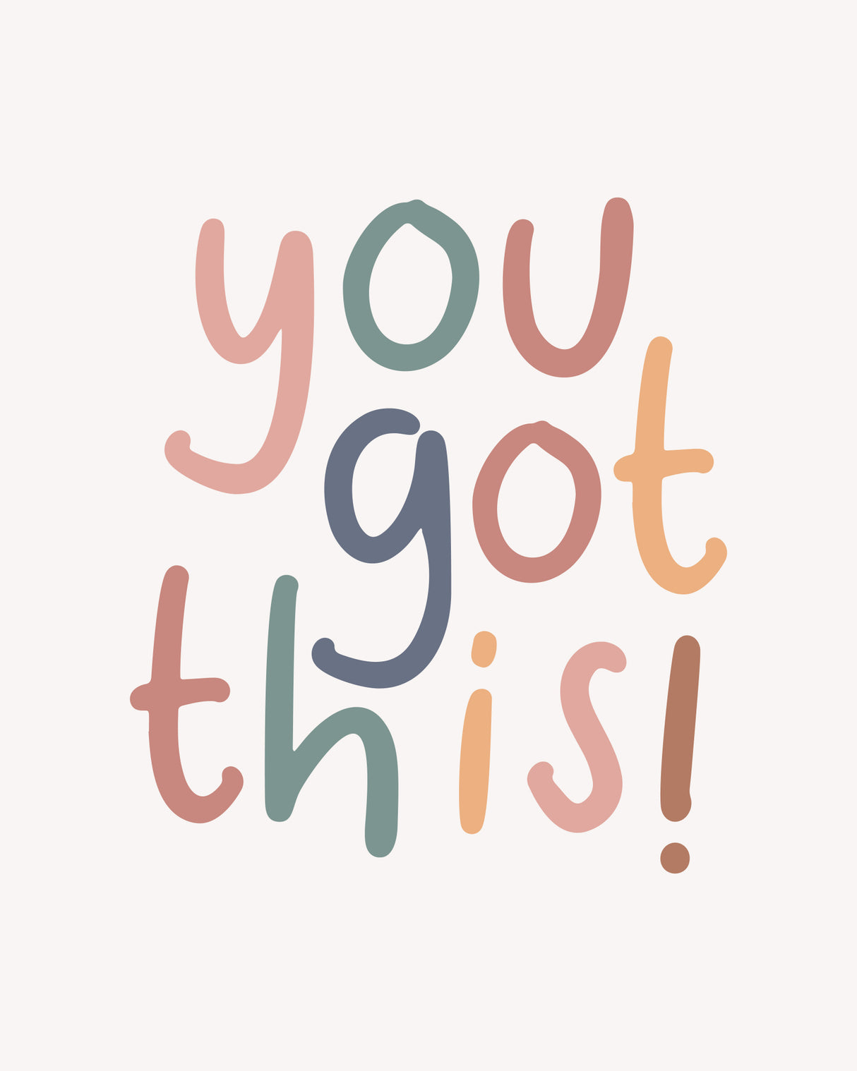 You Got This Poster och Canvastavla