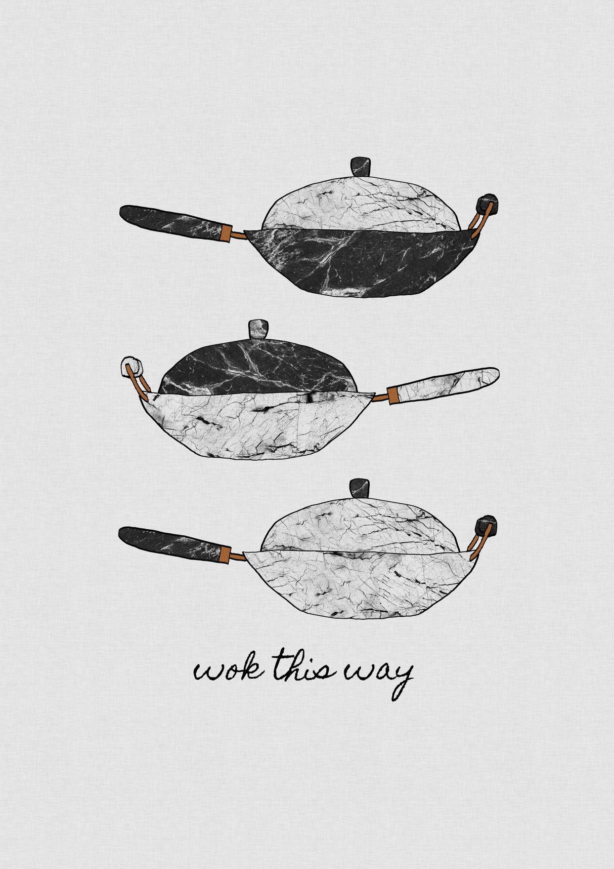 Wok This Way Poster och Canvastavla