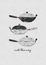 Wok This Way Poster och Canvastavla