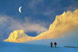 Toward Frozen Mountain Poster och Canvastavla