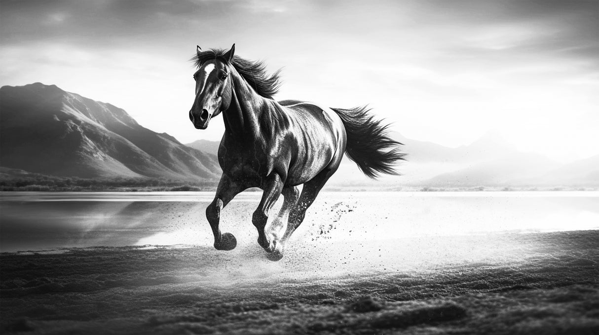Running as a Horse Poster och Canvastavla