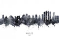 Naples Italy Skyline Poster och Canvastavla